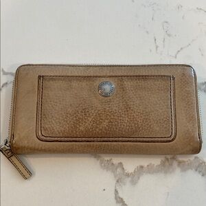 Coach Leather Pebbled Wallet
